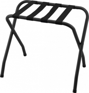 Ashton Metal Luggage Rack No Back - Black