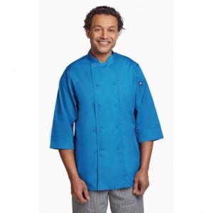 Chef Works Unisex Chefs Jacket Blue 2XL