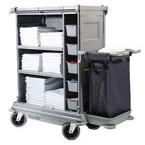 Ultra Housekeeping Trolley - Excluding Bags - Hard Front